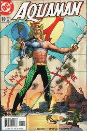 The 1990s version of Aquaman as rendered by Mike Kaluta.