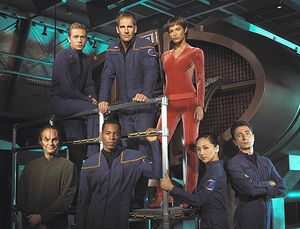 The main characters from Star Trek: Enterprise