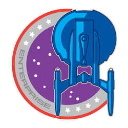 Crew patch for the Enterprise.