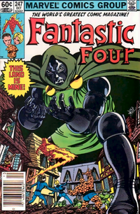 Fantastic Four #247 (Oct. 1982): Doctor Doom, by penciler-inker Byrne.