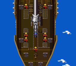 Airships have appeared in almost every Final Fantasy game (Final Fantasy IV shown).