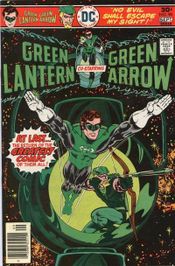 Hero and hyperbole: Green Lantern #90 (Sept. 1976). Cover art by Mike Grell.