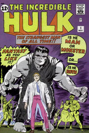 Cover to The Incredible Hulk #1. Art by Jack Kirby.