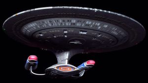 The USS Enterprise (NCC-1701-D), flagship of Starfleet