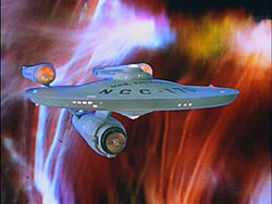 The original starship Enterprise