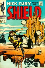 Nick Fury: Agent of S.H.I.E.L.D. #7 (Dec. 1968): signature surrealism by Jim Steranko.