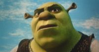 Shrek, voiced by Mike Myers.