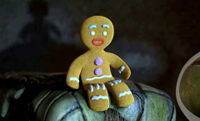 The Gingerbread Man portrayed by Conrad Vernon