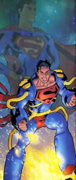 Superboy-Prime. From Infinite Crisis: Secret Files & Origins 2006. Art by Stephane Roux.