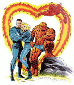 The Fantastic Four. Art by Jack Kirby