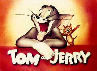 Tom & Jerry title card from the 1940s.