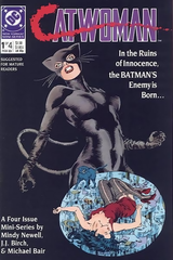 Cover to Catwoman #1, her first miniseries. Art by J.J. Birch.