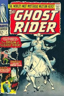 The Western Ghost Rider #1 (Feb. 1967), cover art by Dick Ayers.