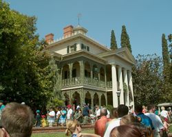 The Haunted Mansion at Disneyland
