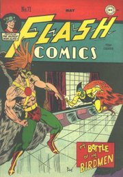 The Golden Age Hawkman, from Flash Comics # 71 (May 1946). Art by Joe Kubert.