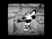 Mickey in Steamboat Willie.