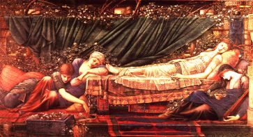 Sir Edward Burne-Jones painted The Sleeping Beauty.