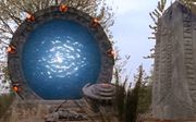 An open Stargate from Stargate SG-1
