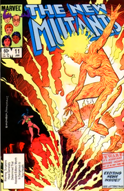 New Mutants #11, featuring Magma.